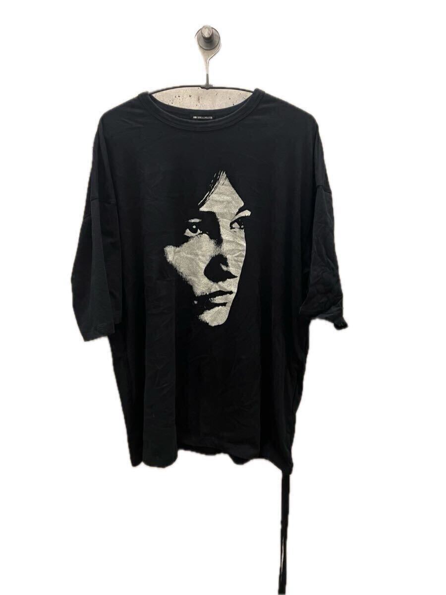 ANN DEMEULEMEESTER 25ss DIETER HIGH COMFORT T-SHIRT OCTOBER'S PORTRAIT 半袖Tシャツ 黒　