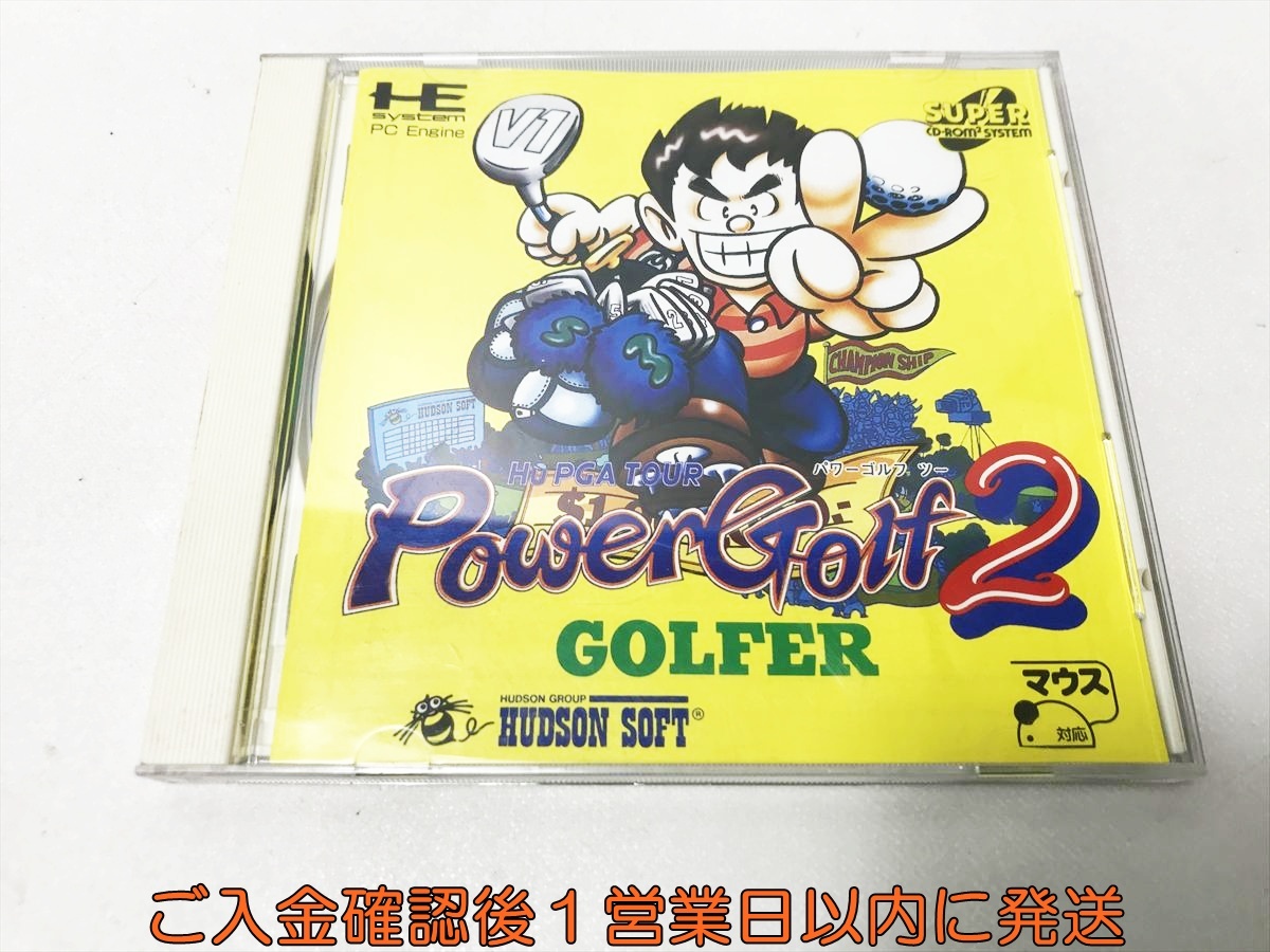【1円】PCエンジン パワーゴルフ2 CD-ROM2 レトロゲーム 取説付き 1A0010-025ek/F8