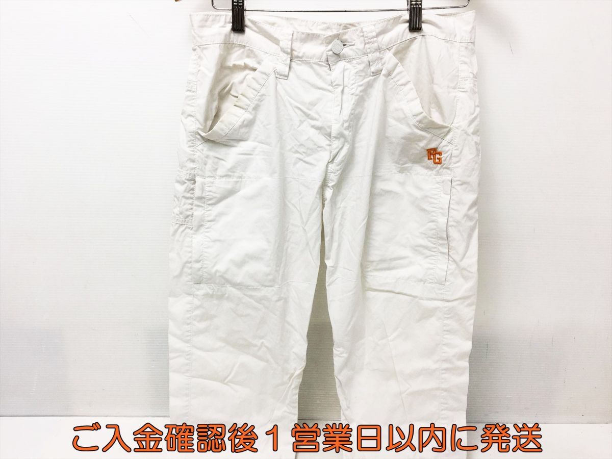 【1円】ゴルフ PEARLY GATES パーリーゲイツ ロングパンツ 白 ホワイト系 メンズ 3 ゴルフウェア P01-586tm/F3