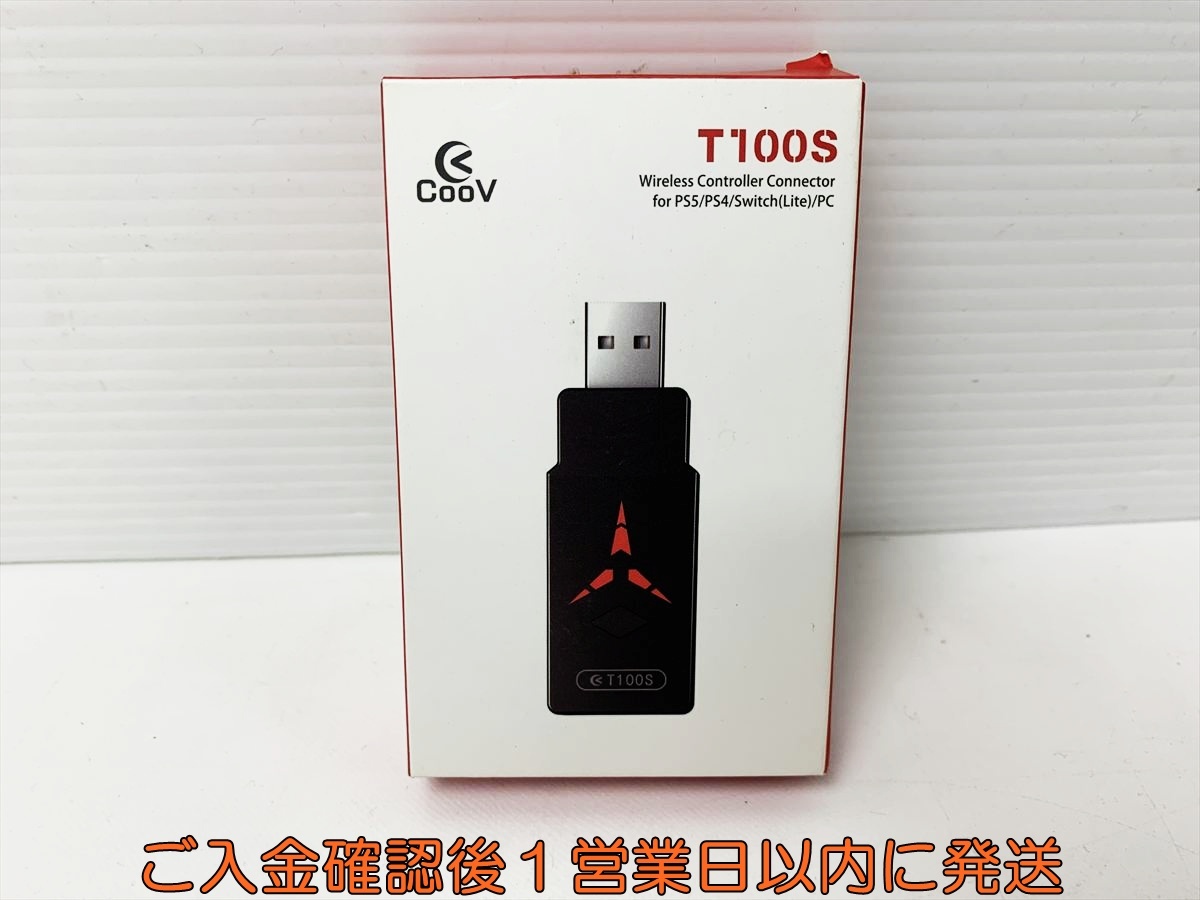 CooV T100S ワイヤレスコントローラー アダプター コンバーター For PS5/PS4/SwitchLite/PC 動作確認済 1A0528-149rm/F8
