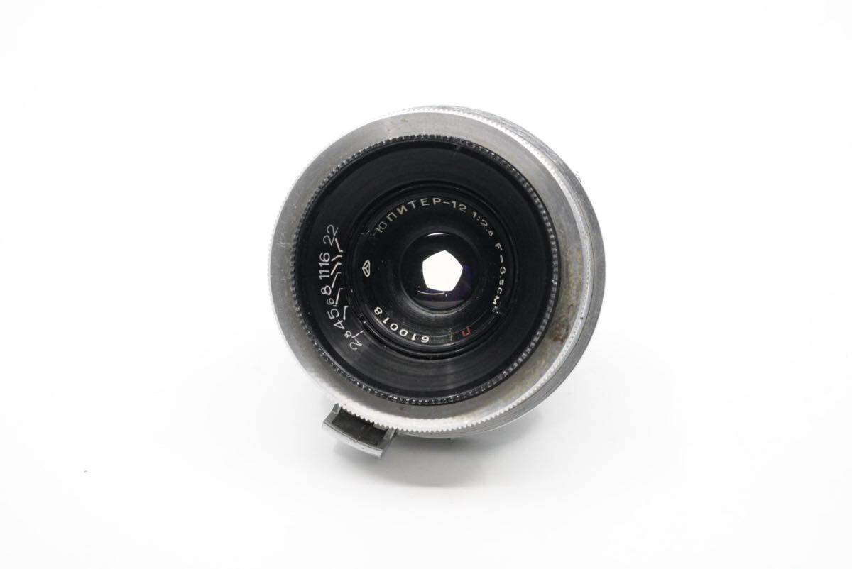 訳アリ シルバー Jupiter-12 35mm f2.8 コンタックスrfマウント (外爪) Contax rf 1