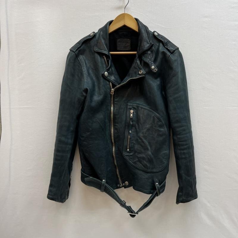 バックラッシュ × LIST リスト カウハイド レザー ライダースジャケット 38