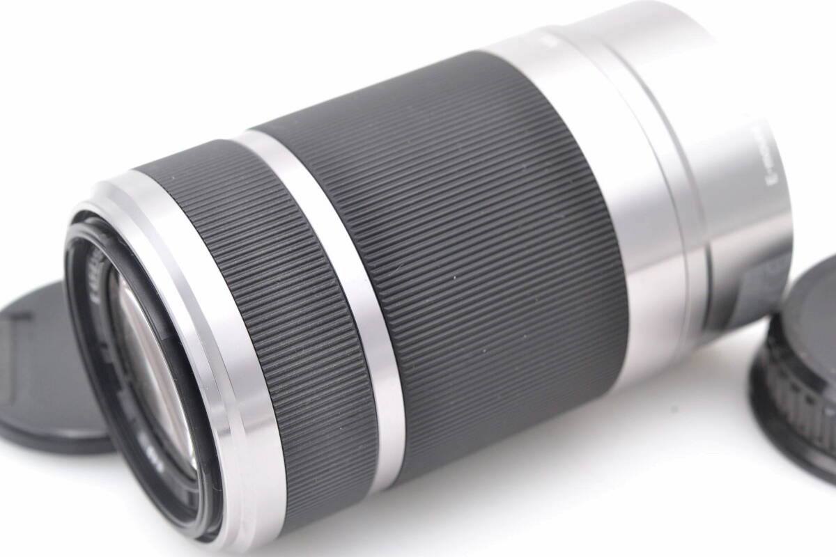 SONY E 55-210mm 4.5-6.3 OSS ソニーα Eマウント用 デジタル専用 望遠ズームレンズ カラーシルバー