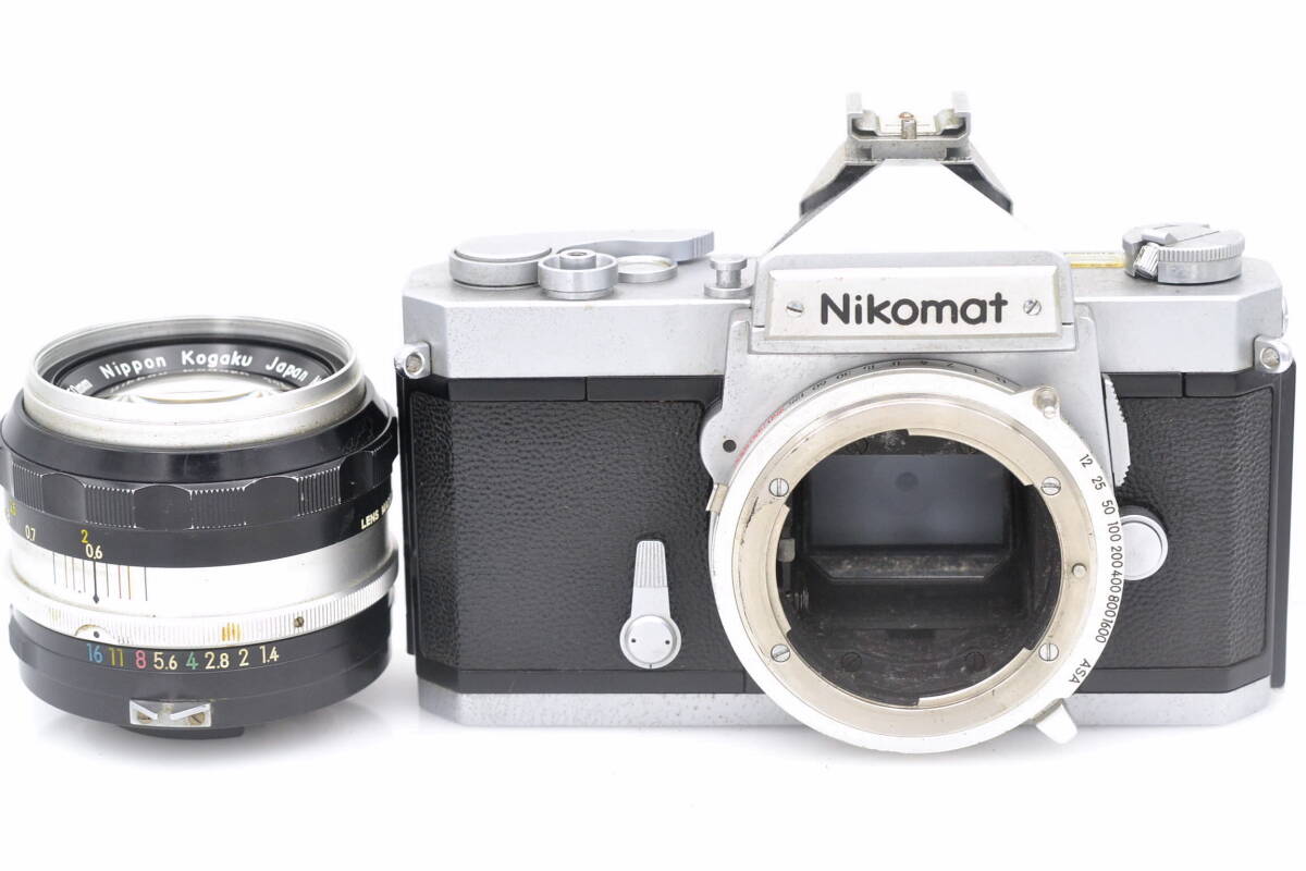 ニコン Nikomat ボディ Nikkor S 50mm 1.4 マニュアル 単焦点 標準レンズ セット