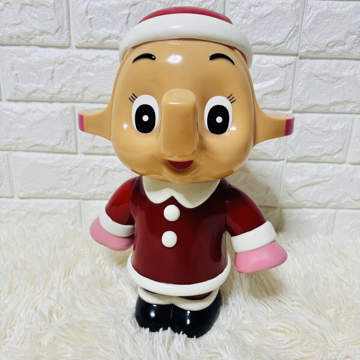 【レア】サトコちゃん　クリスマス　サンタクロース　貯金箱　佐藤製薬 サトちゃん 昭和レトロ フィギュア コインバンク 当時物