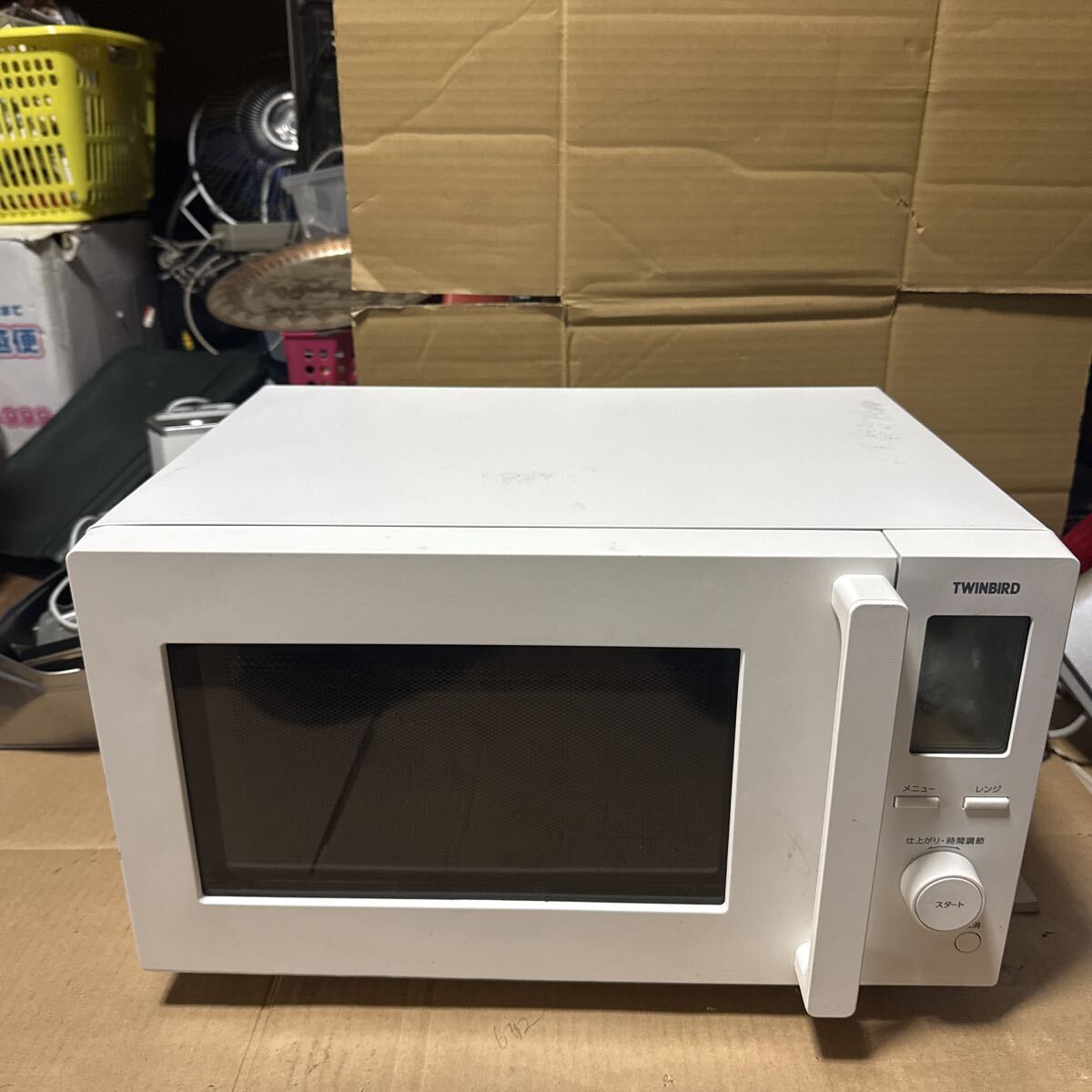 あ-8676）TWINBIRDツインバード 電子レンジ DR-F281 2022年製 通電のみ確認
