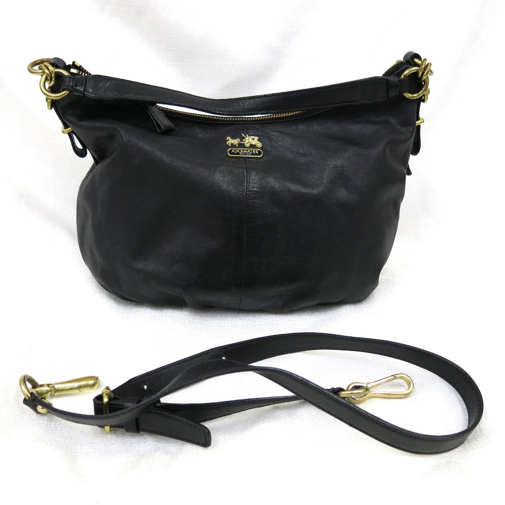 Hn464311 ハンドバッグ コーチ　2Wayバッグ　ハンド/ショルダー　#ブラック　K1032-15959 中古