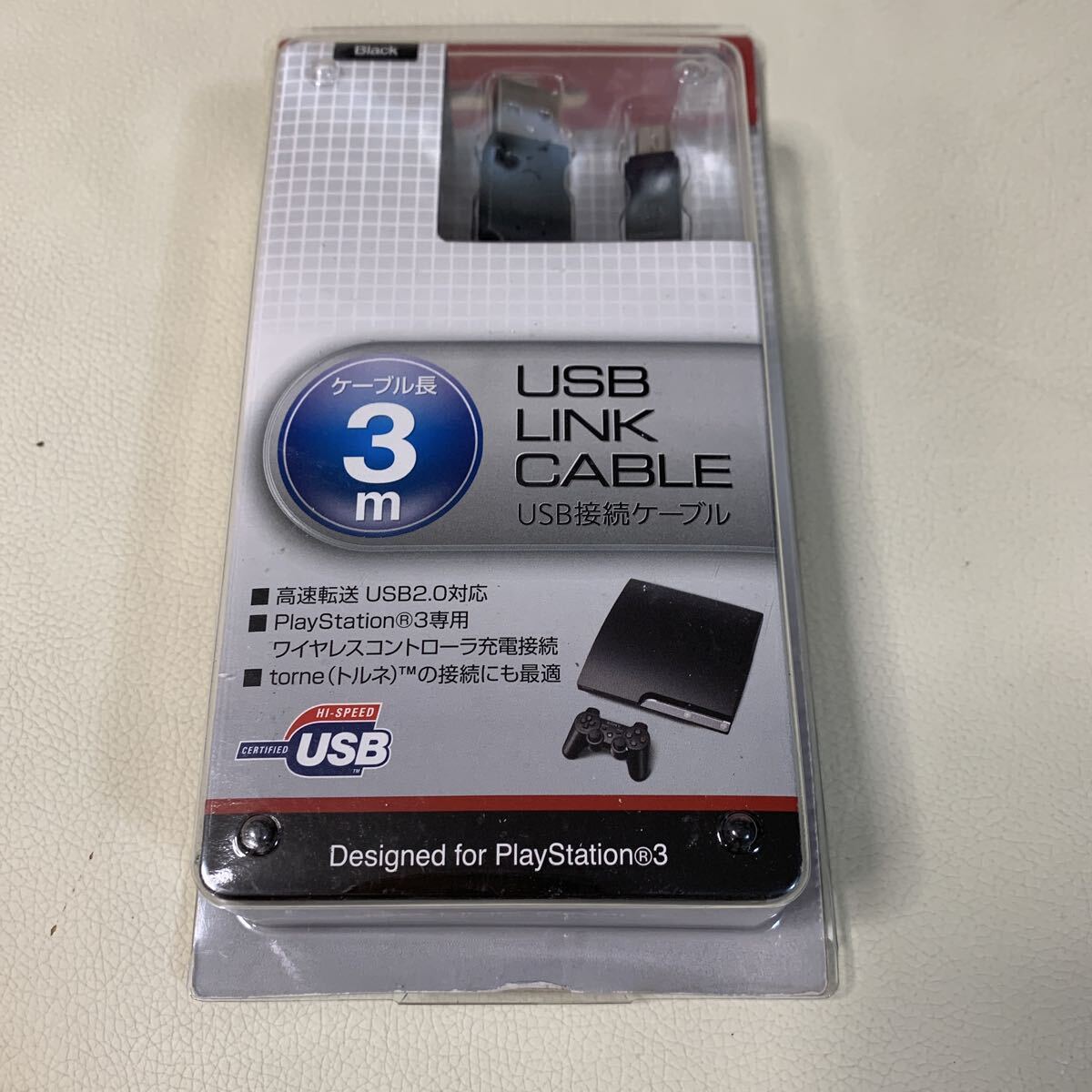 ☆IS-0310め60 アイレックス PS3 PlayStation3 USB LINK CABLE USB接続ケーブル 動作未確認☆