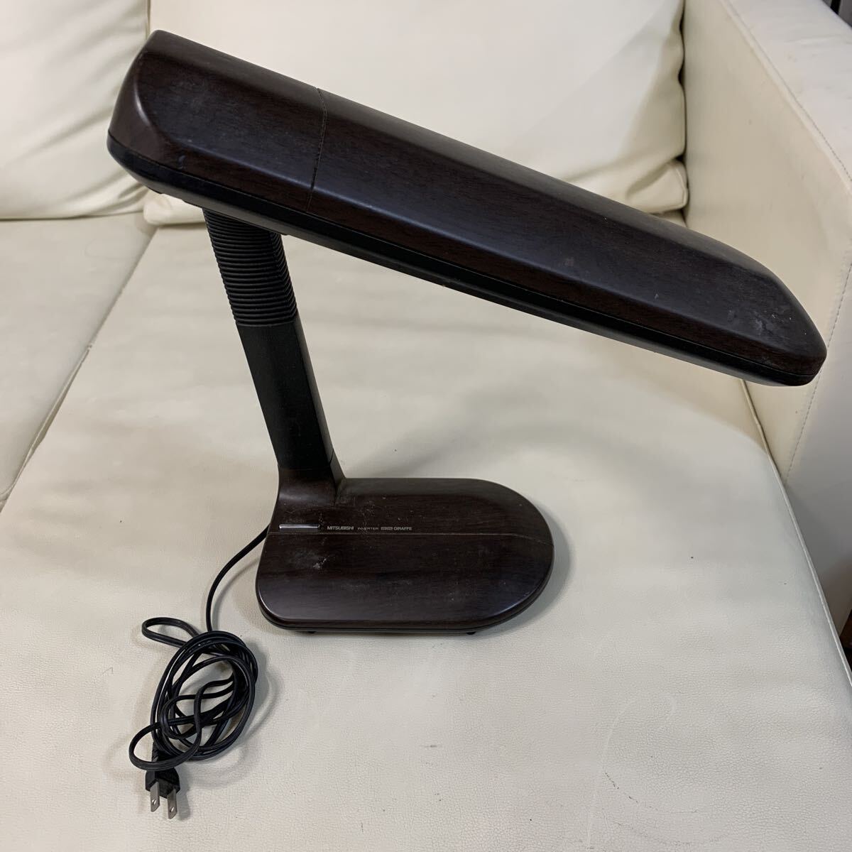 ☆IS-0310ら100 MITSUBISHI 三菱 蛍光灯卓上スタンド BS3541N 動作確認済☆