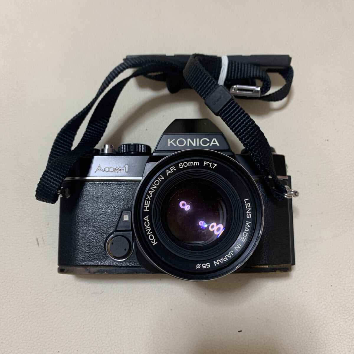 ☆IS-0118う60 KONICA コニカ ACOM-1 フィルムカメラ 一眼レフ 動作未確認☆