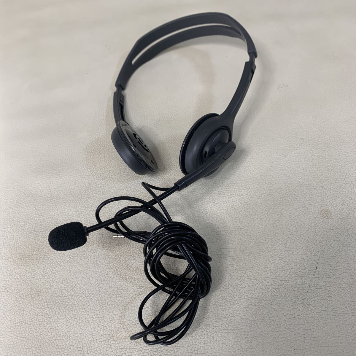 ☆IS-0315ぬ60 Logitec ロジクール 有線 ヘッドセット A-00021 破損あり 動作確認済☆