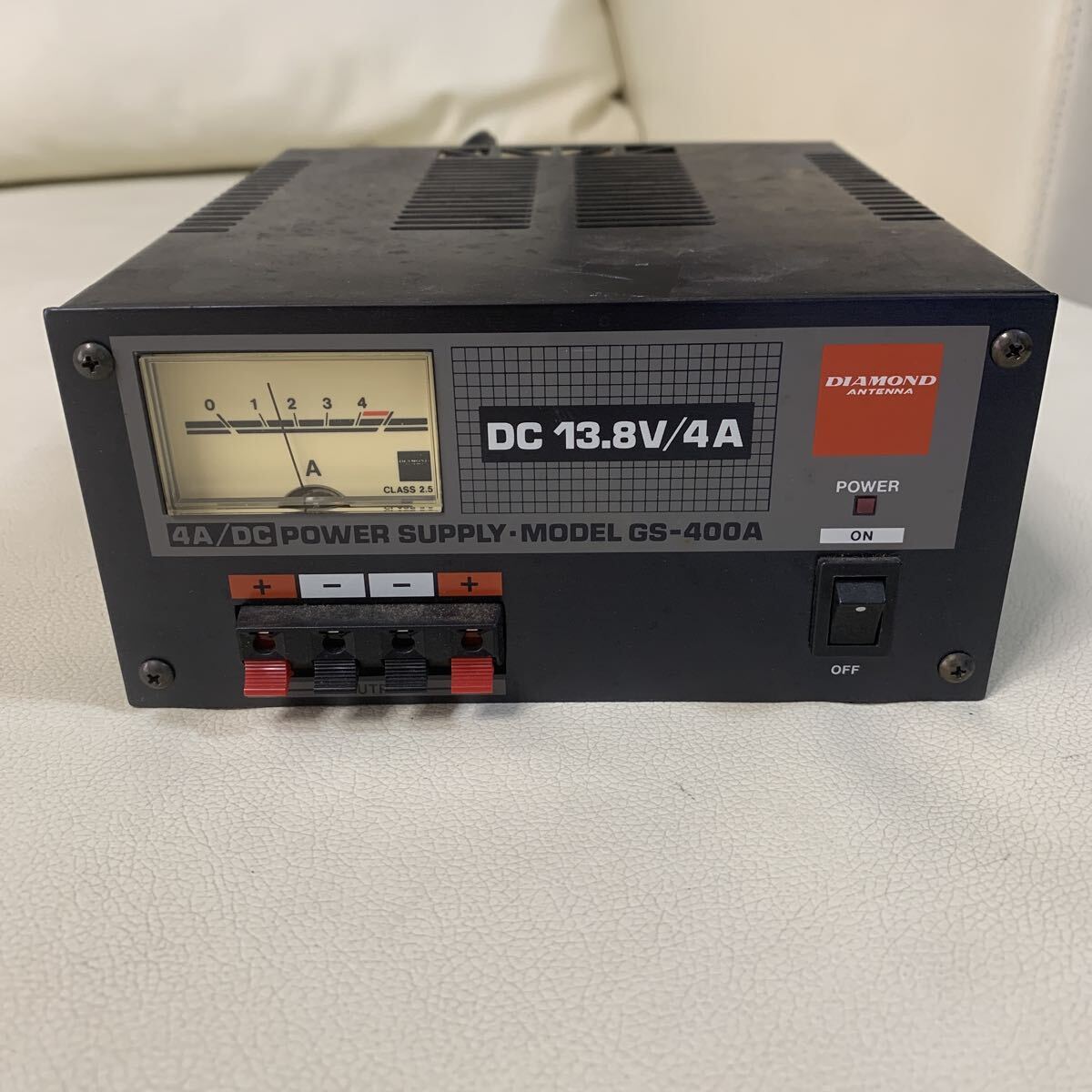 ☆IS-0315わ80 DIAMOND ANTENA ダイヤモンドアンテナ GS-400A POWER SUPPLY 直流安定化電源 動作確認済☆ 