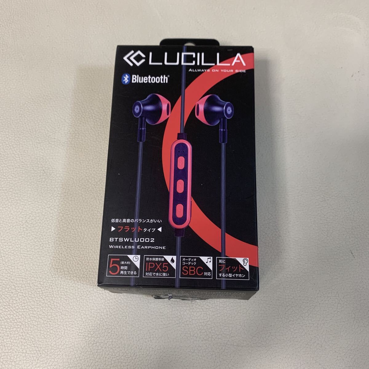 ☆IS-0315ん60 LUCILLA Bluetooth 小型セミオープンイヤホン 動作確認済☆