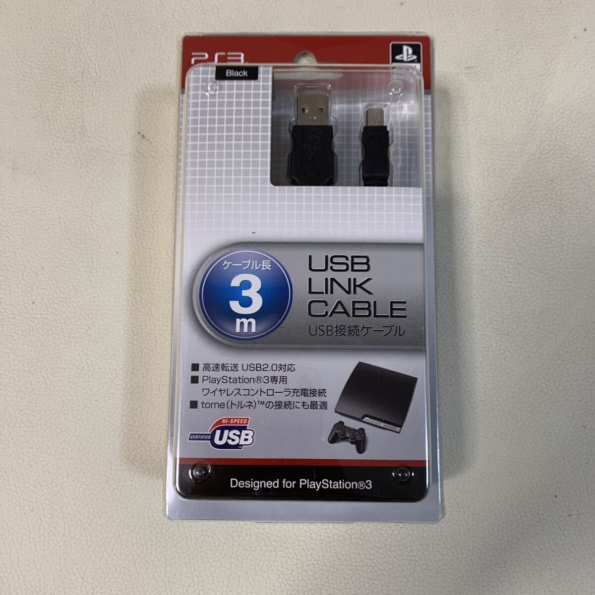 ☆IS-0321ウ60 アイレックス USB LINK CABLE USB接続ケーブル PlayStation3専用 PS3 PlayStation3 ILXOYO13 未開封品☆