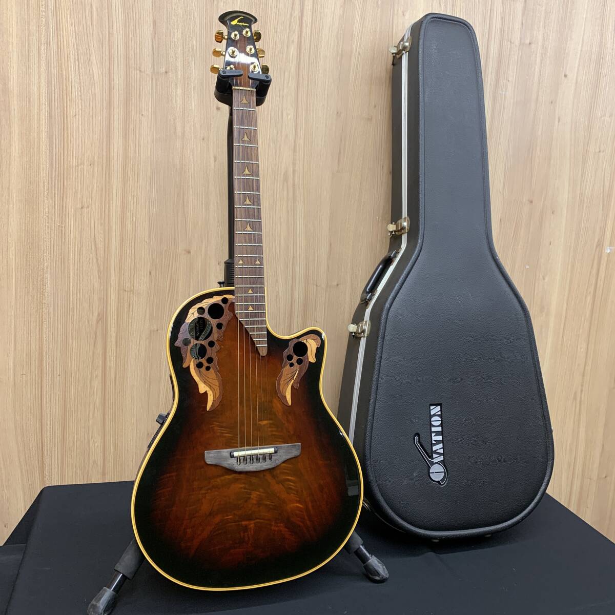 【Y16】 Ovation N0.5868 Elite アコースティックギター エレアコ　要修理 5587-19