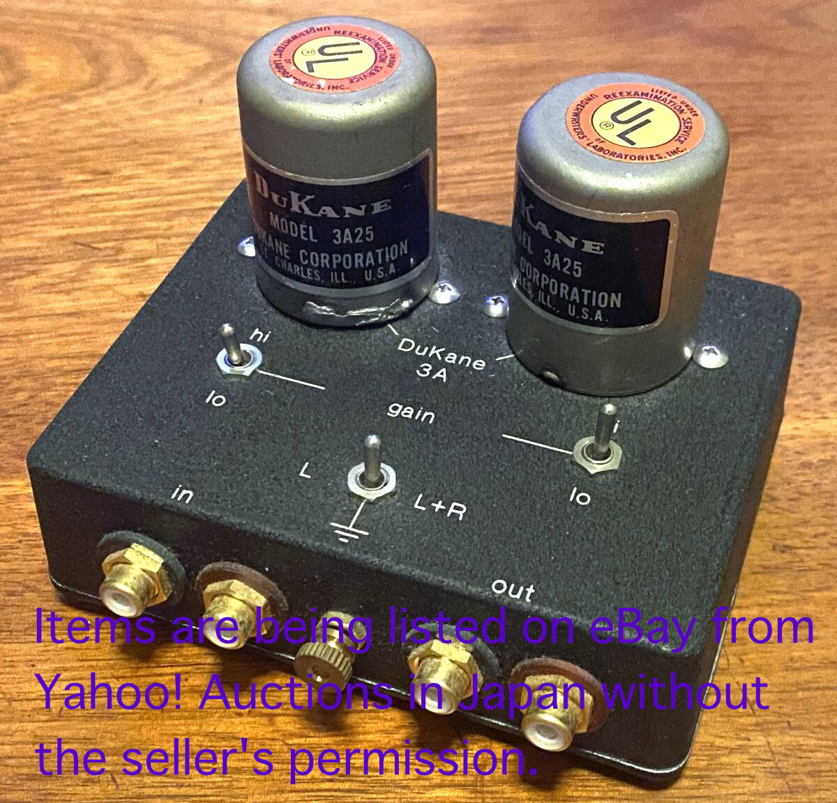 ●MCトランス●DUKANE 3A25●Western Electric WE618B 同音質!!!●Ortofon SPU-A SPU EMTに最適●
