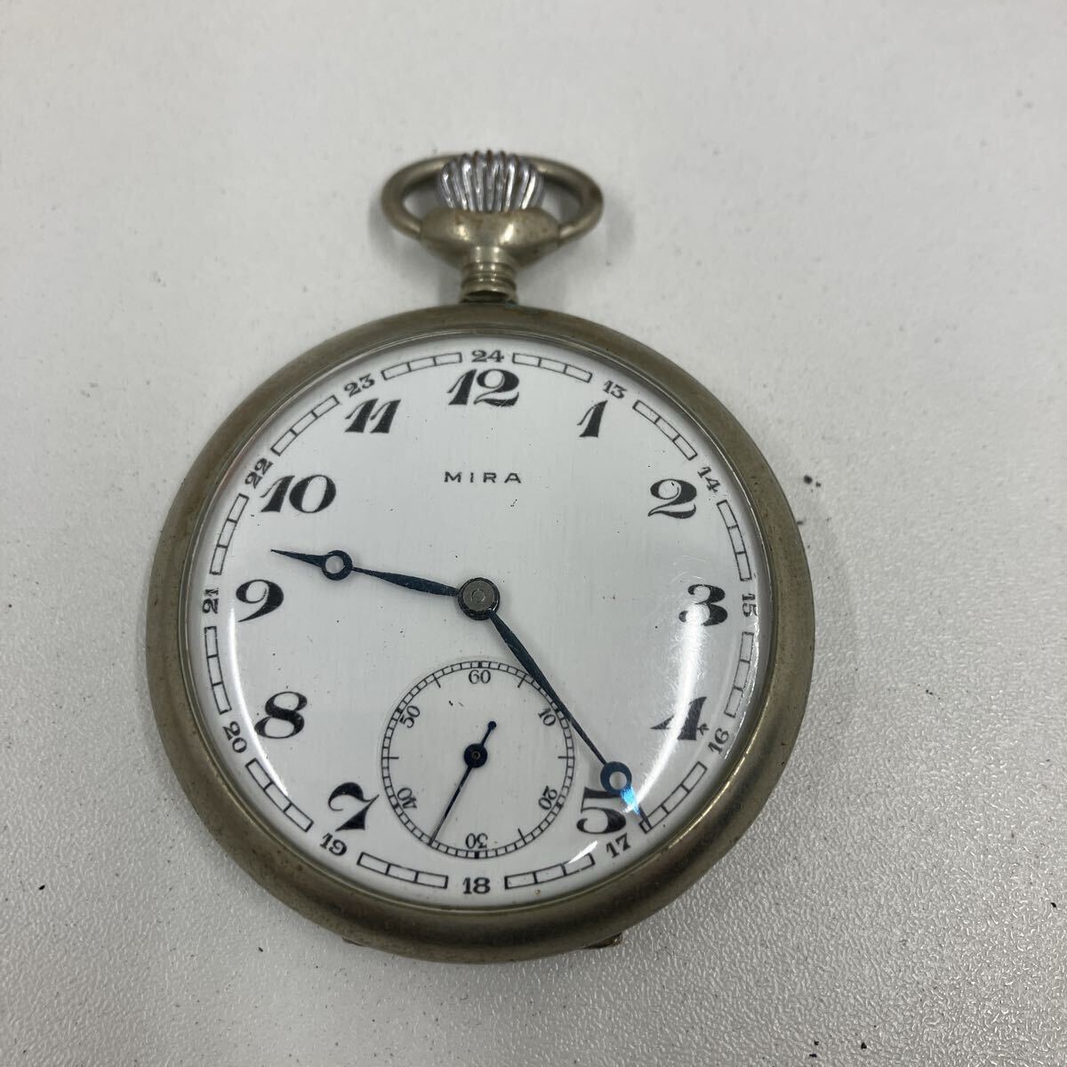 【希少】MIRA ミラ 懐中時計 手巻き アンティーク 稼働品　スイス