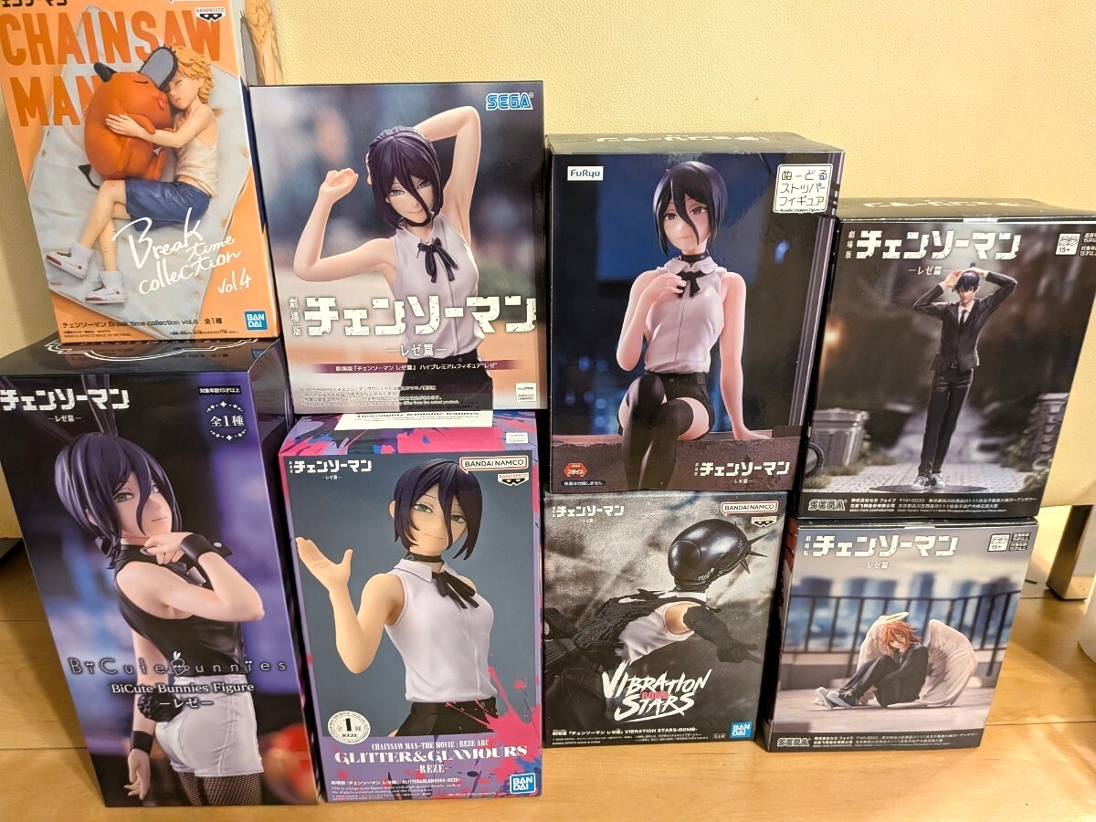 チェンソーマンフィギュア　【未開封】　 レゼ　 早川アキ 　ボム　 ポチタ　レゼ篇　計8体　まとめ　大量　セット