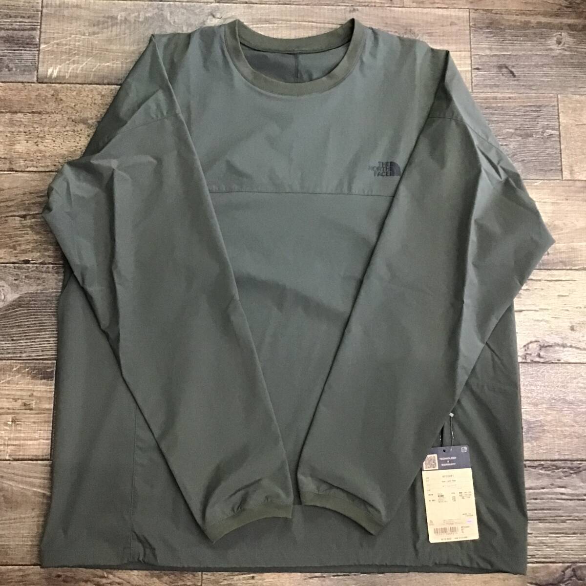 THE NORTH FACE 　ノースフェイス　長袖ピステ　XL　NP22481　カーキ　新品