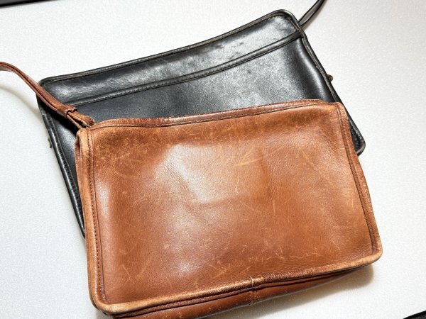 B763●60　COACH/コーチ　オールドコーチ　ビンテージ　レザークラッチバック　セット　