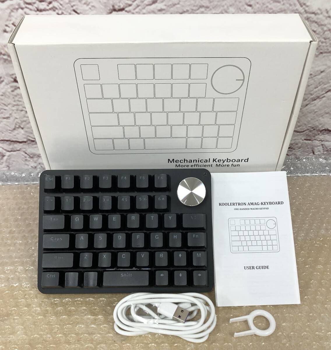 Koolertron 片手キーボード マクロキーボード ゲーミングキーボード 251201SK050220