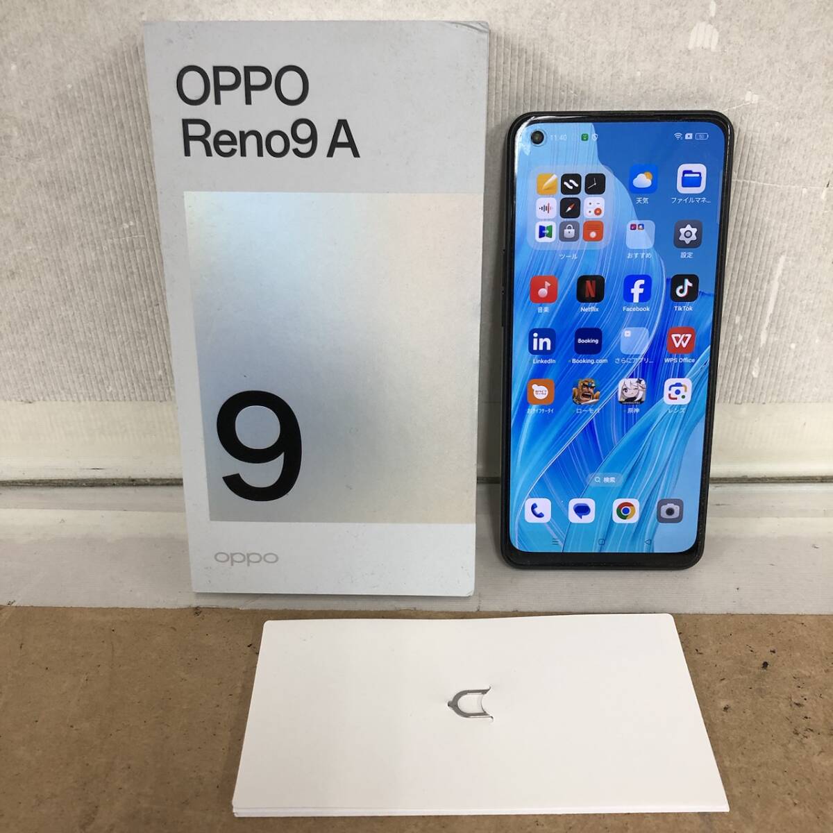 OPPO Reno9 A CPH2523 128GB ブラック SIMフリー Android アンドロイド スマホ 260312SK150002