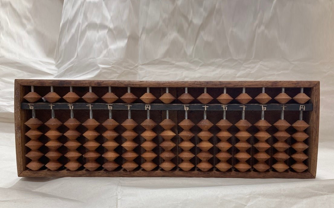 そろばん 　算盤　 五つ玉そろばん　5玉　レトロ　