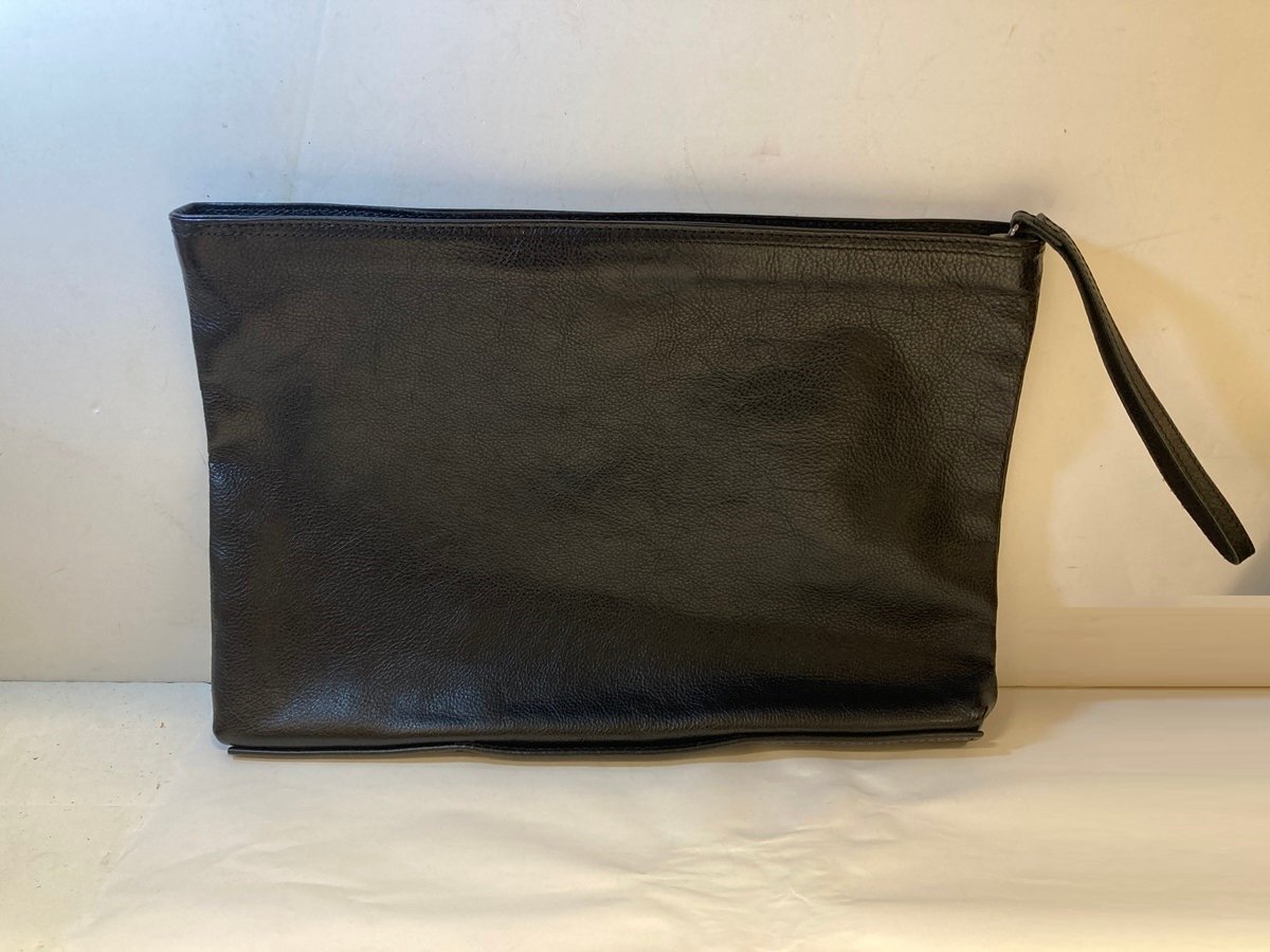 HARE　ハレ　クラッチバッグ　ハンドバッグ　レザー　ブラック
