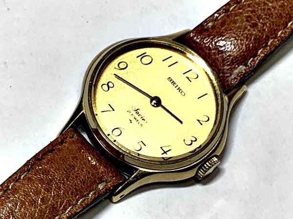 SEIKO　セイコー　ソシエ　　手巻き腕時計　730755　現状稼働　メンテナンス未　