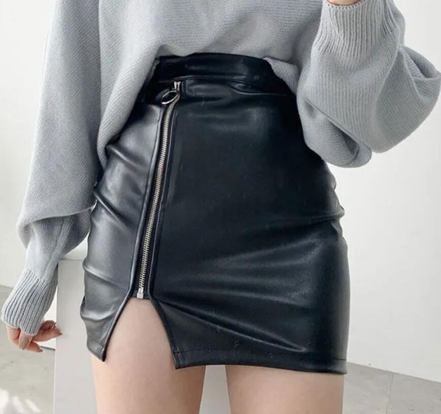 L0306　　スカートレディース● 20代30代40代　着心地抜群 ●sexy　　　綺麗　　合皮　　　ミニ丈　セクシー