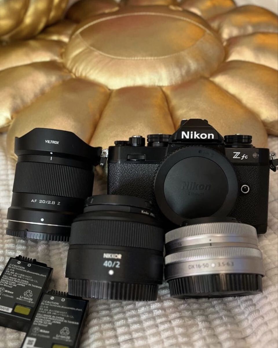Nikon Zfc ブラック + レンズ3本 美品セット