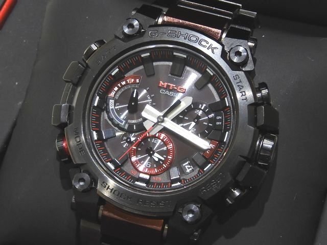 カシオ G-SHOCK メンズ ソーラー電波 時計 ☆ MTG-B3000BD-1AJF ブラック モバイルリンク Bluetooth CASIO アナログ ▼8C