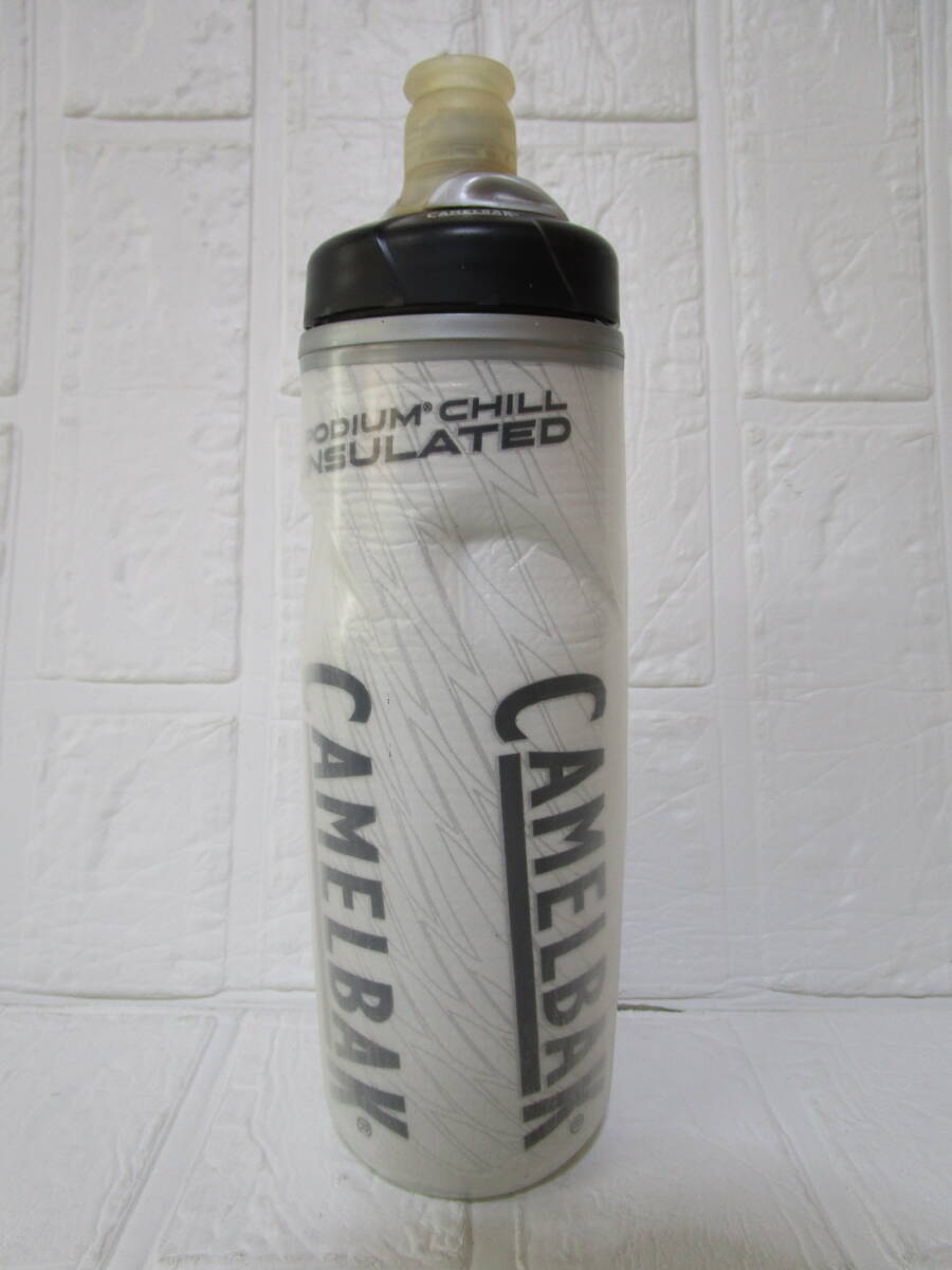 W.26.C.19　TO　☆　自転車用ボトル　CAMELBAK　PO-DIUM CHILL INSULATED　ホワイト　USED　☆