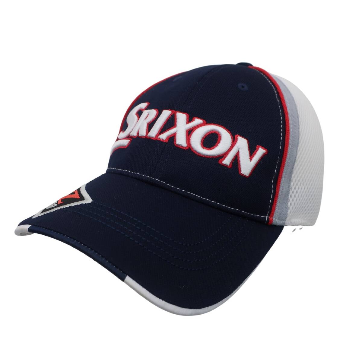 【美品】SRIXON(スリクソン) キャップ ネイビー メンズ フリーサイズ ゴルフ用品 2602-0505 中古