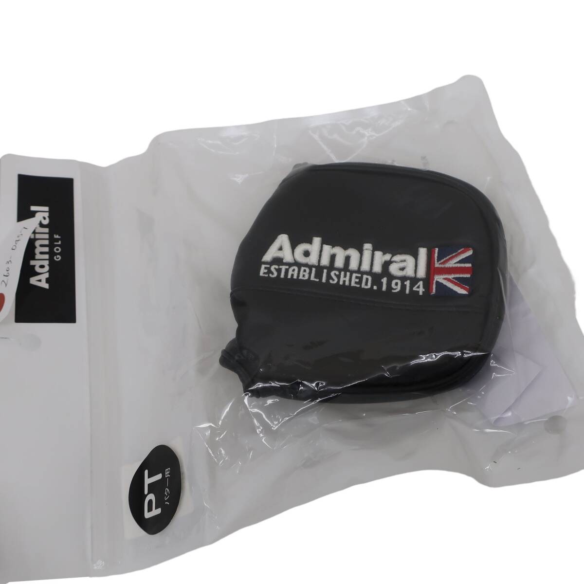 【新品】Admiral(アドミラル) パターカバー 黒 マレット型 ゴルフ用品 2603-0457 新品