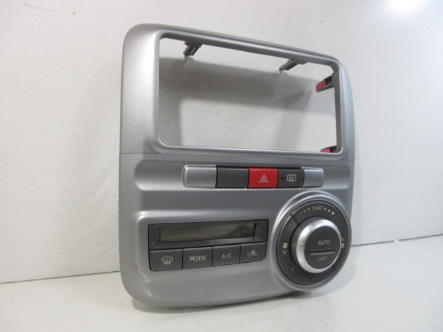 タント L375S L385S 純正 オーディオパネル オートエアコン ステー 変換ハーネス付き 中古