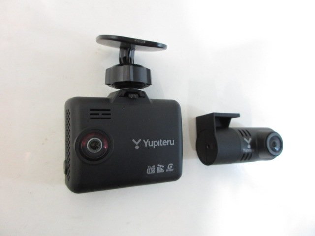 ユピテル 前後2カメラ ドライブレコーダー Y-300R microSD 32GB付き 動作確認済み 中古