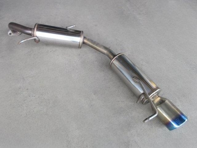 ウィッシュ ZGE20 BLITZ ブリッツ NUR-SPEC チタンカラー リアマフラー ステンレスマフラー 中古
