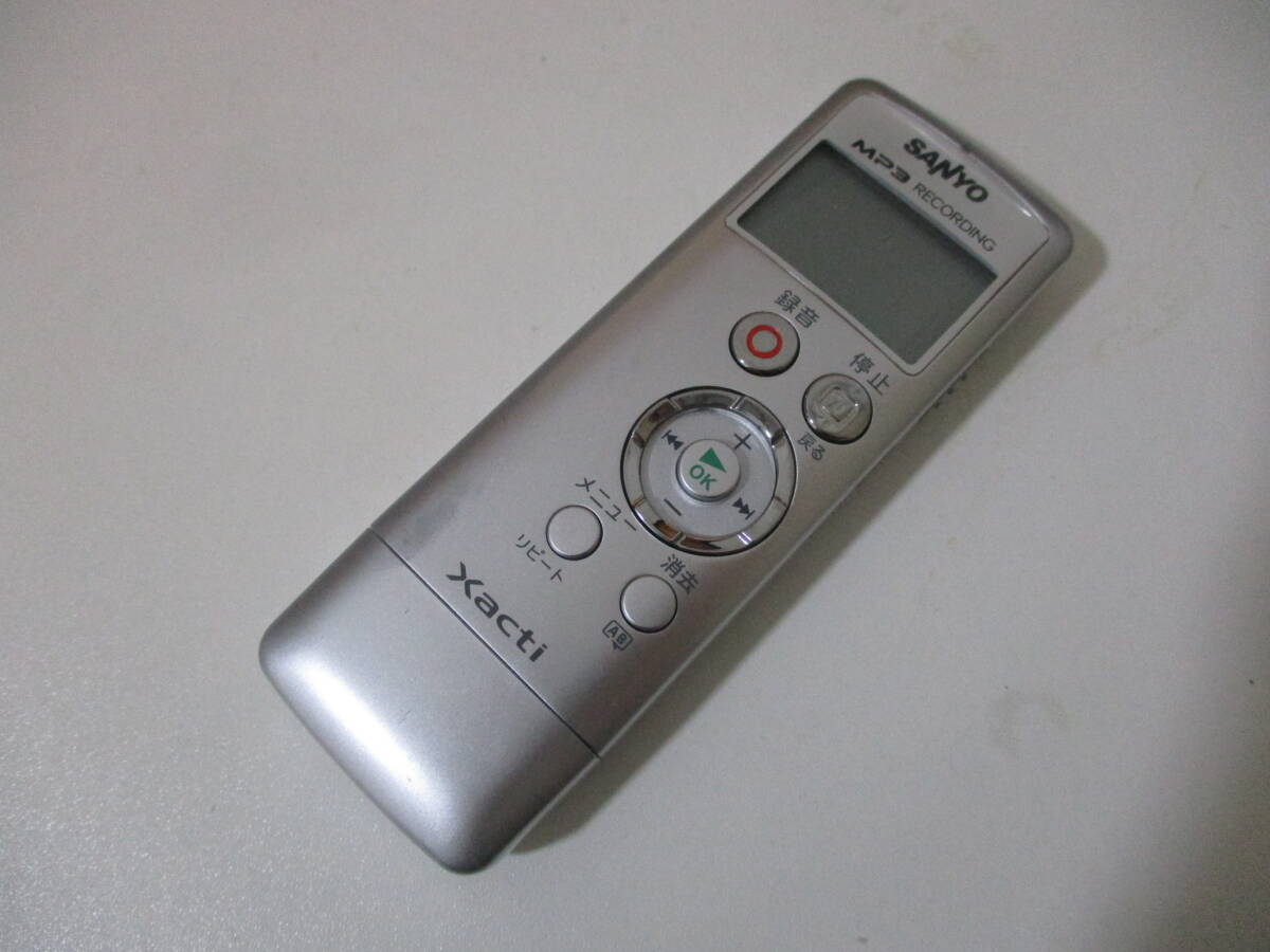 動作確認済 SANYO ICR-B002RM ICレコーダー デジタルボイスレコーダー 三洋電機　e1