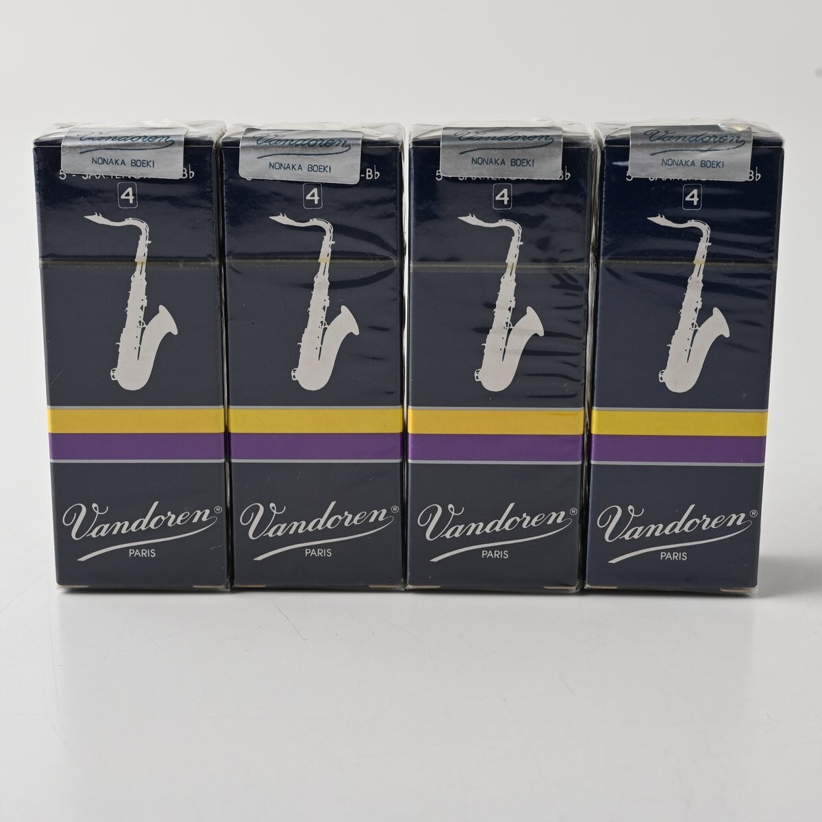 【未開封】Vandoren テナーサックス リード 合計20枚 (4箱) トラディショナル 硬さ 4 バンドーレン まとめ A