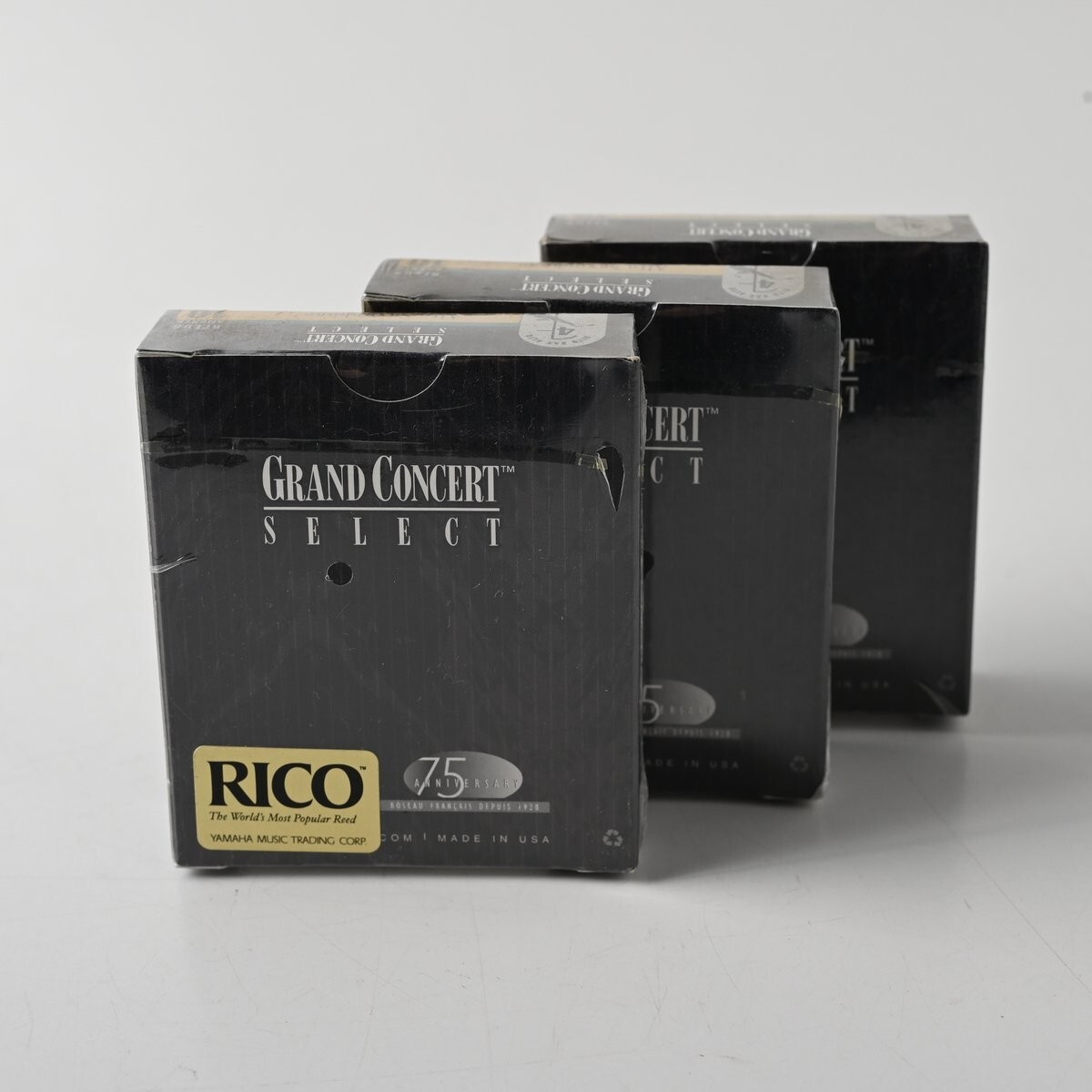 【未開封】 ダダリオ アルトサックス リード 3箱 まとめ グランドコンサートセレクト 硬さ 4 RICO D'Addario G