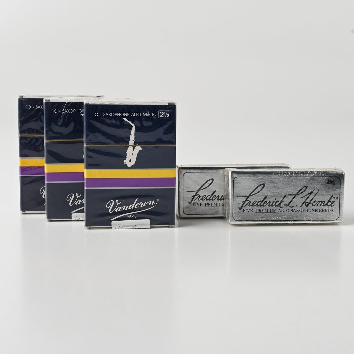 【未開封】Vandoren Hemke アルトサックス リード 5箱 まとめ 硬さ 2-1/2 バンドーレン フレデリック ヘムケ A