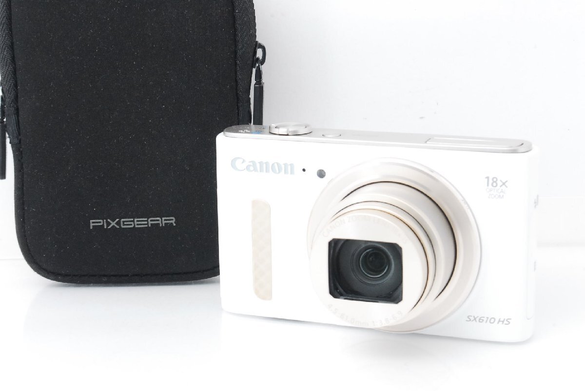 Canon キヤノン PowerShot SX610 HS ホワイト c000377