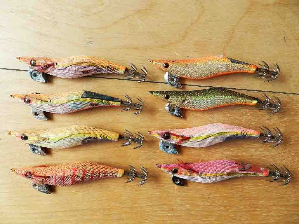 ダイワのエギ 3号 8本（中古）☆クリックポスト185円☆