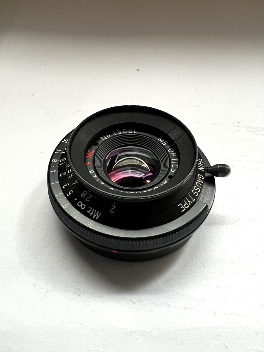 【希少】宮崎光学 MS-Optics Apoqualia-G 28mm F2