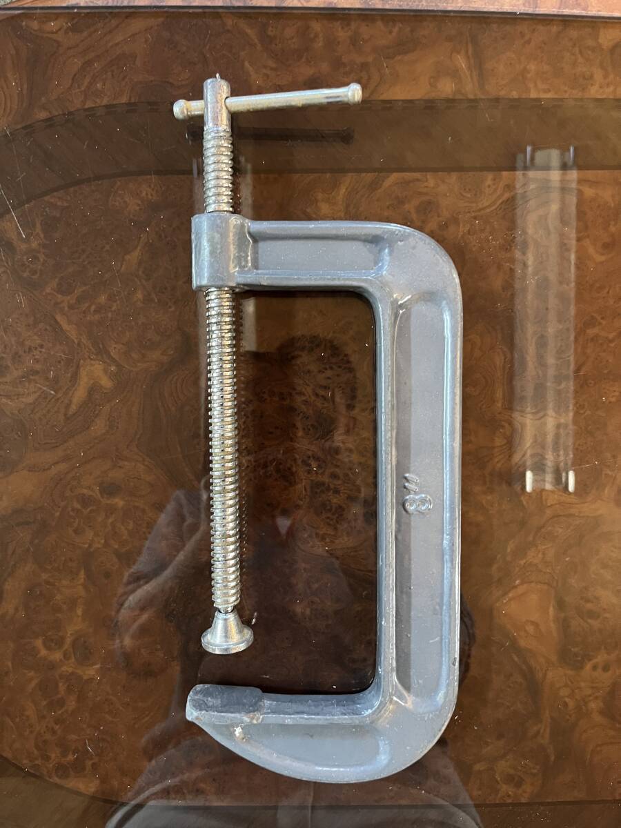 シャコ万力 バーコ型 C型クランプ バイス シャコ万クランプ 8インチ ①