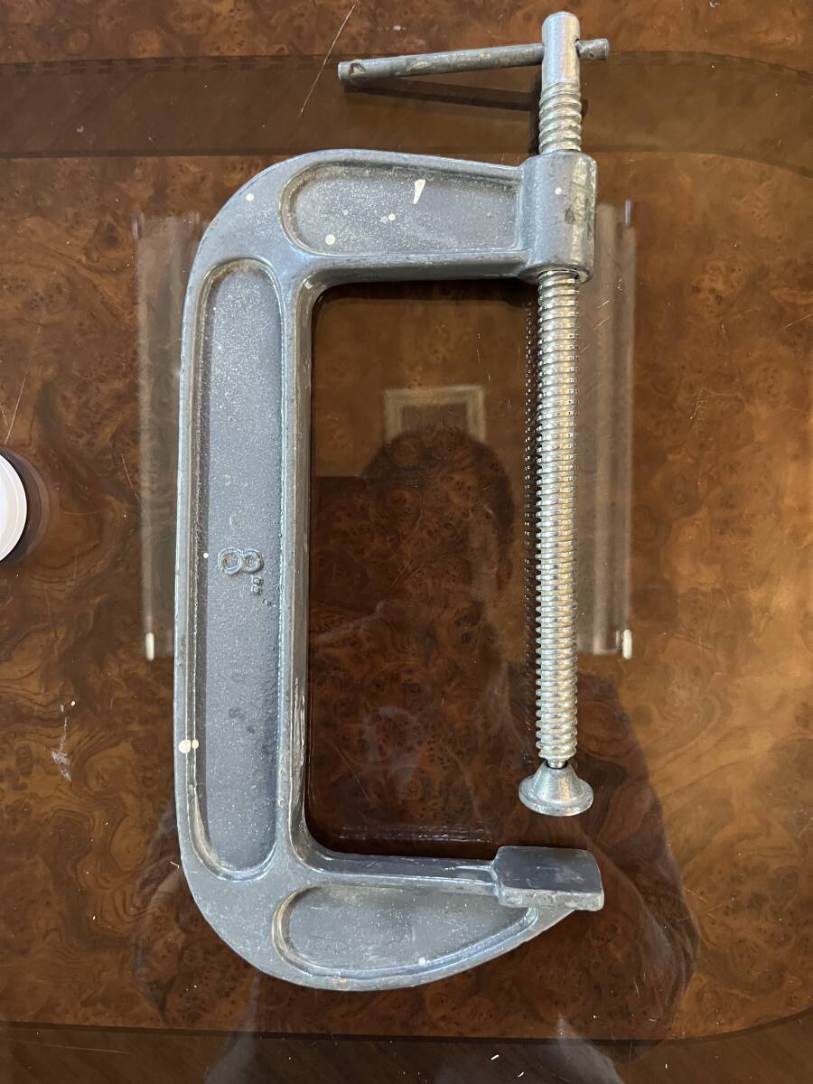 シャコ万力 バーコ型 C型クランプ バイス シャコ万クランプ 8インチ ②