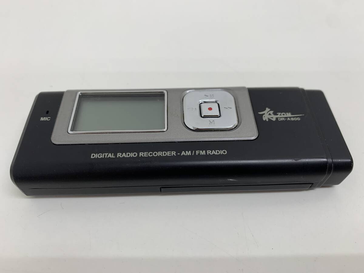 ZON DR-A800 デジタルラジオレコーダー AM/FM録音対応 高音質ポータブル機器（管理：Y000020）