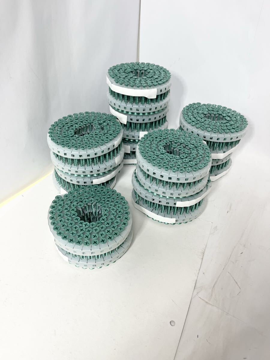 【未使用品】カナイ ロール連結ねじ KT3932 シルバーグリーン 100本×20巻 (2000本入) 石膏ボード用 国土交通大臣認定 管理G