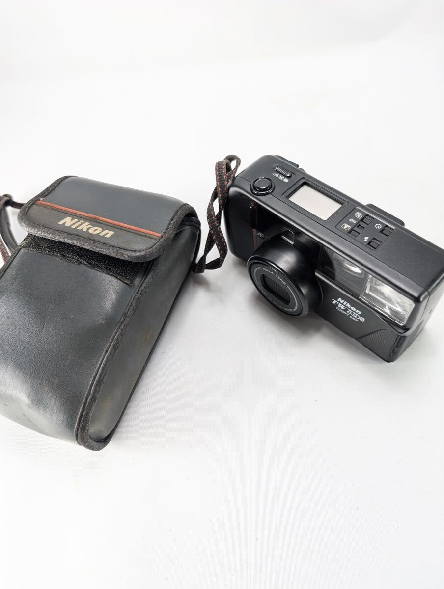 【純正ケース・ストラップ付 】Nikon ニコン TW ZOOM 35-80mm MACRO クォーツデート コンパクトフィルムカメラ 管理Do16